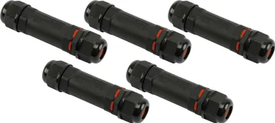 Produktbild von DAYTOOLS Kabelverbinder JW-17, 3-polig, IP68, 450V, 5 Stück