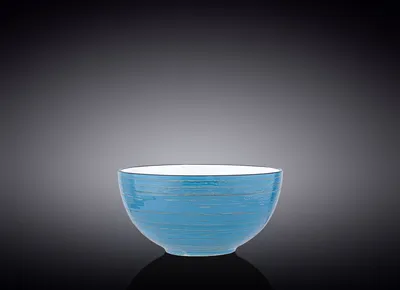 Image de Bol Wilmax 600 ml, 13,5 cm, bleu, porcelaine WL-669630/A