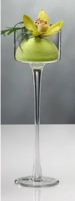 Produktbild von 6er Set Kerzenhalter, Teelichthalter auf Fuß Glas H. 35cm D. 9cm Sandra Rich