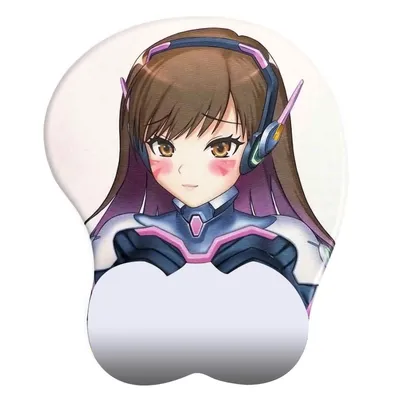 Produktbild von Overwatch y 3D Mauspad | Ergonomische Handballenauflage | Motiv: D.VA