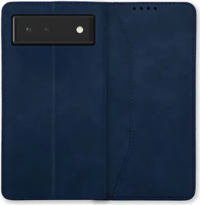 Produktbild von Bookstyle 'Premium' Schutzhülle Klapphülle Schutztasche Etui Cover für Google Pixel 6 - Blau