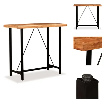 Produktbild von vidaXL Bartisch Akazie Massivholz 120 x 60 x 107 cm -  Esstische