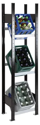 Produktbild von SCHULTE Getränkekistenregal 37000-S 180x40x30cm