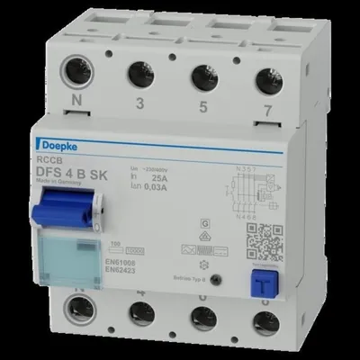 Produktbild von Doepke FI-Schalter DFS4 025-4/0,03-B SK 09124998