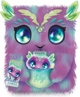 Produktbild von Nebulous Lilya Großes Flauschiges Notizbuch Lila  Lila One Size