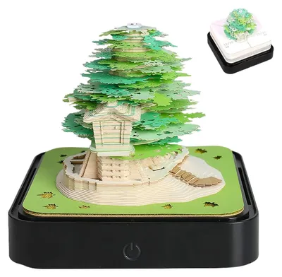 Image de Calendrier 3D 2026 pour bureau, avec feuilles détachables
