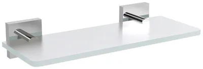 Immagine prodotto di Sapho X-SQUARE Ripiano in vetro 200 mm, cromato/vetro smerigliato