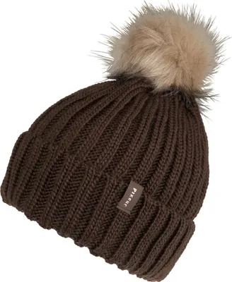 Produktbild von Pikeur BEANIE Mütze, Strickmütze mit Bommel Größe - 55/57 Farbe - Licorice