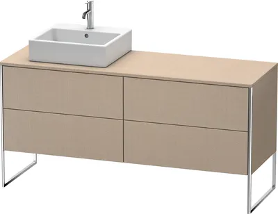 Produktbild von Waschtischunterbau XSQUARE 778x1600x548mm, Becken links leinen leinen