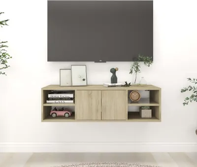 Produktbild von Möbel Wandregal Sonoma-Eiche 102x30x29 cm Holzwerkstoff - Wandregale &29344