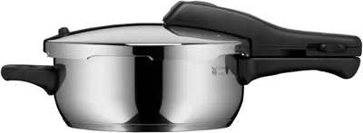 Zdjęcie produktu dla WMF 15.1200.1160, 3 l, Ceramika, Prąd elektryczny, Gaz, Indukcja, Czarny, Stal nierdzewna, 22 cm, Stal nierdzewna, Czarny