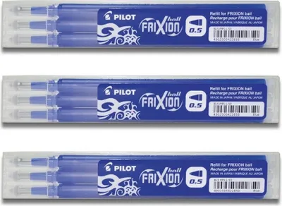 Produktbild von Pilot Frixion Ball Ersatzminen 0.5 blau- 9er-Set
