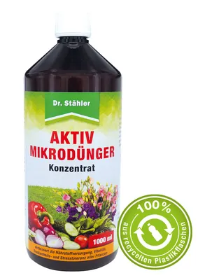 Zdjęcie produktu dla Dr. Stähler, skoncentrowany płynny mikro nawóz aktywny - 1 litr