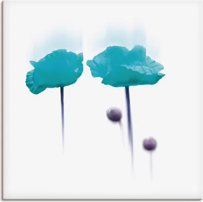 Produktbild von ARTland Leinwandbild Blüte abstrakt II Größe: 30x30 cm