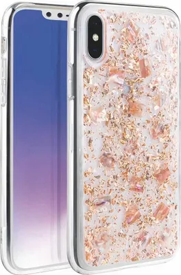 Produktbild von Uniq Lumence Clear Fall für Iphone Xs Max - Rosa und Gold