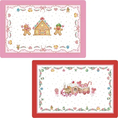 Produktbild von Platzset, Tischset Sweet Christmas Lebkuchenmännchen 45x30cm Easy Life