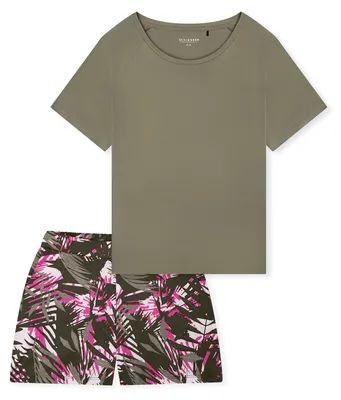 Produktbild von Schiesser Damen Pyjama Modern jade - Größe 38