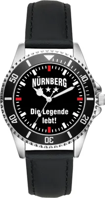 Produktbild von KIESENBERG Herrenuhr Armbanduhr Nürnberg Geschenk Artikel Idee Fan Analog Quartz Uhr L-2310