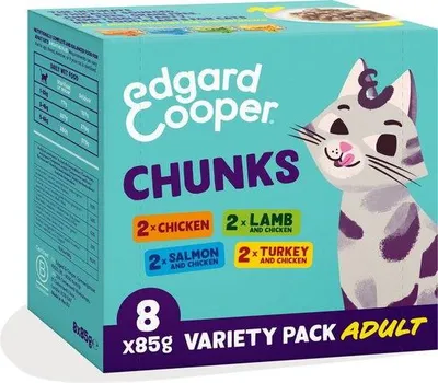 Produktbild von Katze erwachsen Multipack 8x85g Stückchen 68 Malanico