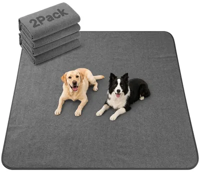Immagine prodotto di Set di 2 tappetini lavabili per cuccioli, dimensioni 80 x 90 cm