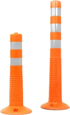 Produktbild von Flexibler Absperrpfosten aus Kunststoff Orange  x  x 750 mm - Orange - Polyvinyl chloride (PVC) - In -  & Outdoor - Nutzung - FP - 005
