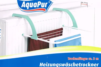 Produktbild von Aquapur Heizungswäschetrockner Wäscheaufhänger Wandtrockner Mint