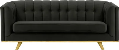 Produktbild von SLF24 - Dreisitzer-Sofa Vicenza - schwarz - Velluto 20