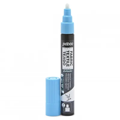 Immagine prodotto di Marcatore tessile opaco Pebeo Setacolor 7A, blu pastello