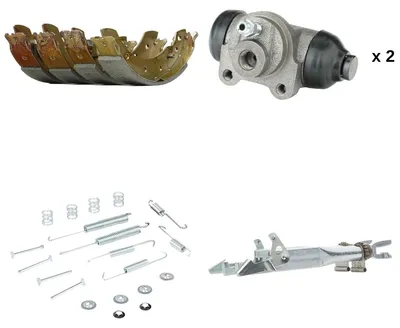 Produktbild von RIDEX Bremsensatz Trommelbremse passend für PEUGEOT 206 Schrägheck (2A/C) 3859B0274