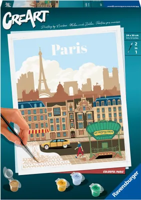 Produktbild von Farbenfrohes Paris Ravensburger 23687
