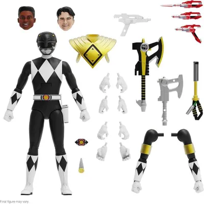 Zdjęcie produktu dla Mighty Morphin Power Rangers Ultimates Actionfigur Black Ranger 18 cm