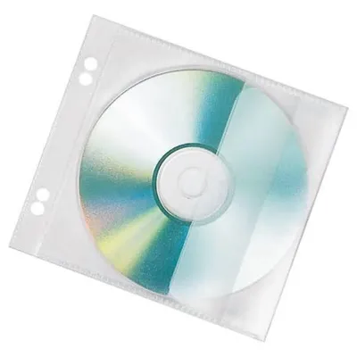 Produktbild von Veloflex CD/DVD Hülle 4366100 für 1CD PP transparent