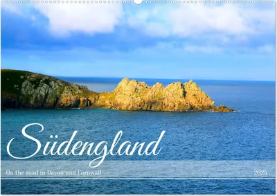 Produktbild von Südengland - On the road in Devon und Cornwall (Wandkalender 2025 DIN A2 quer), CALVENDO Monatskalender