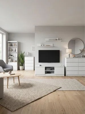 Zdjęcie produktu dla Szafka RTV MAJA 150 cm stojąca biały mat
