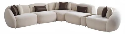 Produktbild von Wohnlandschaft Eckcouch Ecklounge Polsterecke Ecksofa Design Sofa Couch 345x320