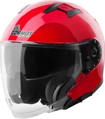 Image de Casque jet Germot GM 670, rouge, 2XL (63/64)