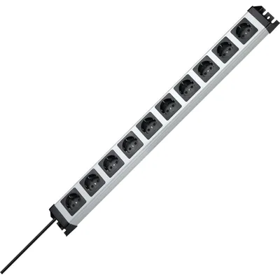 Obrázok produktu pre Kopp POWERversal, 1,4 m, Vnútorný, Typ F, Čierna, Strieborná, 10 AC zásuvky/AC zásuviek, 3600 W