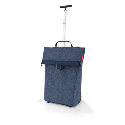 Produktbild von reisenthel trolley M, Einkaufstrolley, Herringbone Dark Blue, 43 L, NT4113
