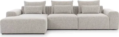 Zdjęcie produktu dla Narożnik BASTIA S Modułowy OBL+1,5+1,5BL Szerokość 338 cm