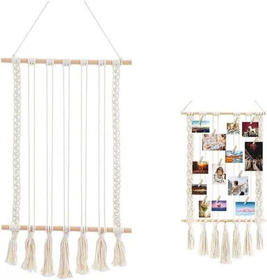 Produktbild von Holzene Fotolijst Wanddekoration - Fotodisplay Organizer für gute Erinnerungen - Rustikale Holzfotolijst - Für Zuhause, Schlafzimmer, Studentenwohnung