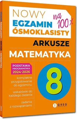 Obrázok produktu pre Matematyka. Arkusze. Nowy Egzamin Ósmoklasisty 2024-2026
