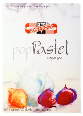 Produktbild von Pastell- Malblock A3 - weiß  ,   220 g/m²