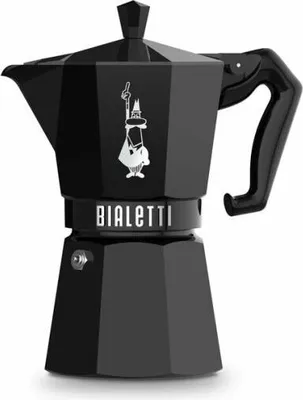 Image de Cafetière italienne 6 tasses noir - Bialetti - 0009066 - moka exclusive