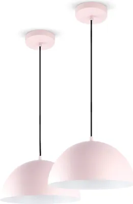 Produktbild von 2er Set 24302 Pendelleuchte "Jada" rosa
