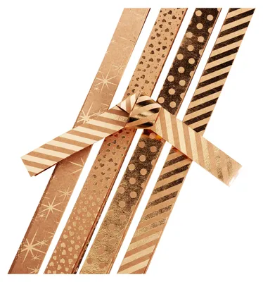 Produktbild von Papierstreifen "Kraftpapier Gold", 15mm, 24 Streifen