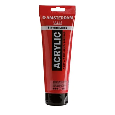Obrázek produktu pro Akrylová barva Amsterdam Standard Series Tube 250 ml Transparent Red Medium 317