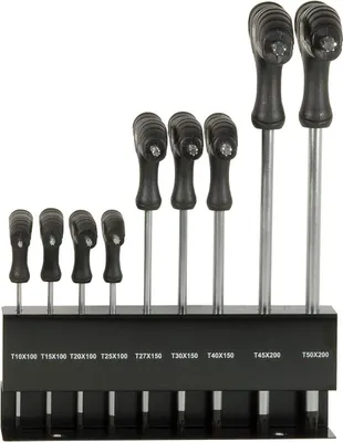 Immagine prodotto di SW-Stahl 31660L Assortimento di impugnature Torx a T, 9-TLG. T10-T50
