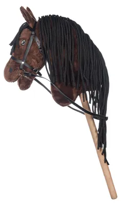 Image de Hobby Horse marron avec crinière noire - Taille A3