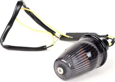 Produktbild von Lenkerblinker Moto Nostra schwarz LED 6 V mit ABE für Vespa V50, 50SR, 90SS