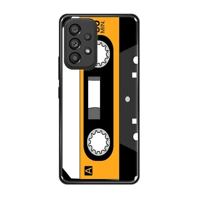 Produktbild von König Design Hülle kompatibel mit Samsung Galaxy A53 5G Kunststoff Soft Handyhülle - Handy Case Retro Kassette